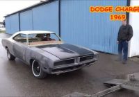 Solis pa solim: amerikāņu “muskuļauto” Dodge Charger RT-SE 1969 restaurācija (+video)